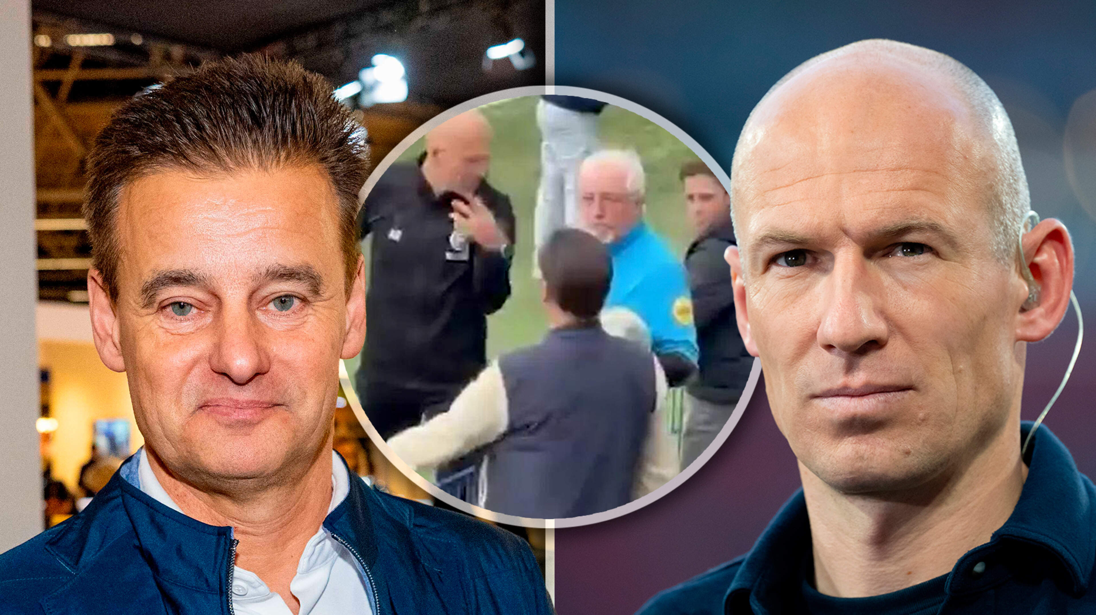 Scheidsrechter van ’duw-incident’ verbaasd over ophef: ’Arjen Robben had gewoon gelijk; Wilfred Genee overdrijft’